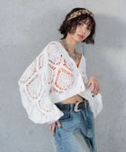【ページボーイ/PAGEBOY】のスカシリーフニットボレロ オフホワイト05|ID: prp329100004518561 ipo3291000000031959677