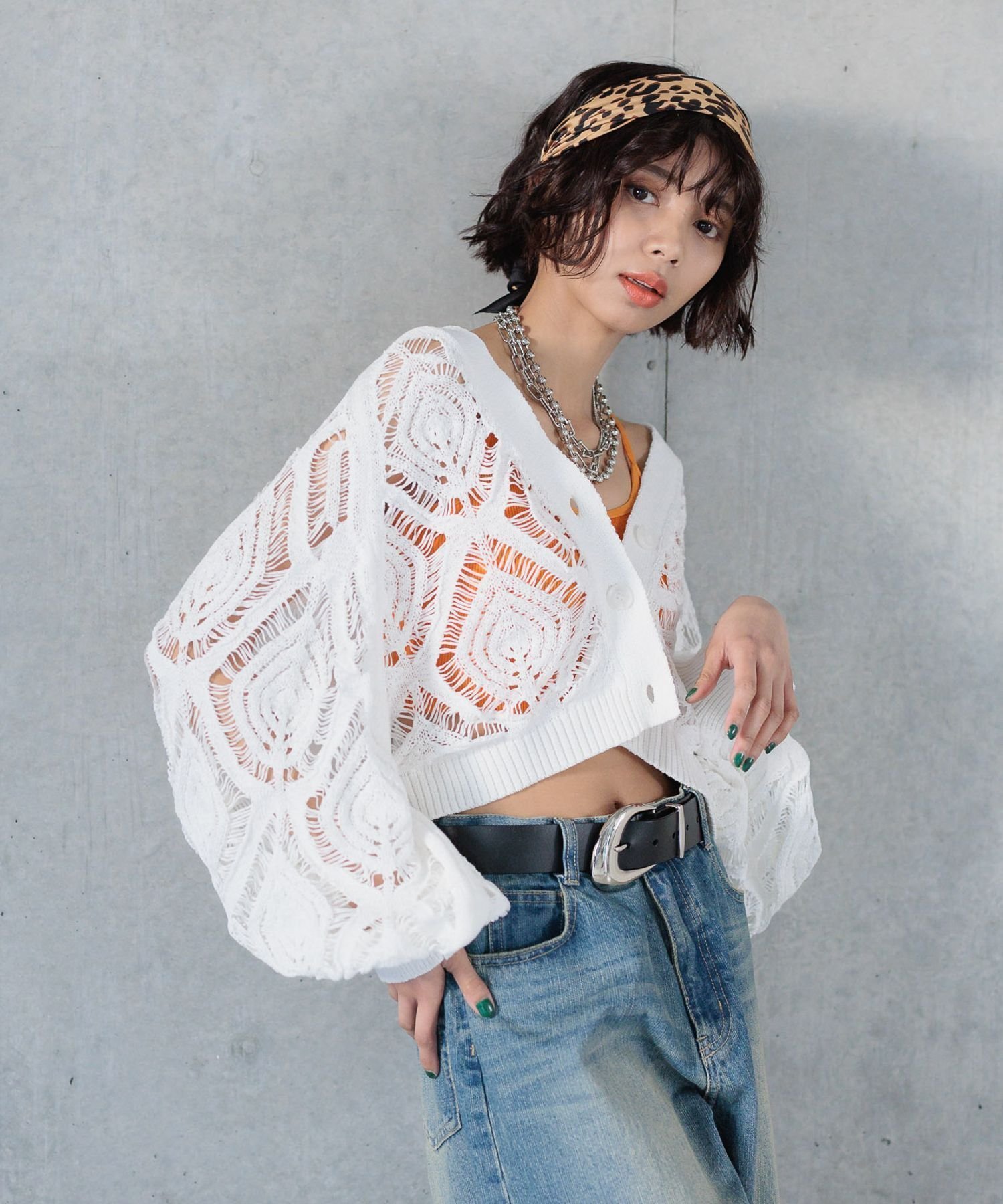 【ページボーイ/PAGEBOY】のスカシリーフニットボレロ インテリア・キッズ・メンズ・レディースファッション・服の通販 founy(ファニー) 　ファッション　Fashion　レディースファッション　WOMEN　アウター　Coat Outerwear　ボレロ　Bolero jackets　トップス・カットソー　Tops/Tshirt　ニット　Knit Tops　おすすめ　Recommend　インナー　Inner　カーディガン　Cardigan　ショート　Short　バランス　Balance　ルーズ　Loose　夏　Summer　透かし　Watermark　オフホワイト05|ID: prp329100004518561 ipo3291000000031959677
