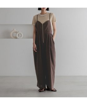 【ローリーズファーム/LOWRYS FARM】のコクーンZIPキャミサロペ 人気、トレンドファッション・服の通販 founy(ファニー) ファッション Fashion レディースファッション WOMEN トップス・カットソー Tops/Tshirt キャミソール / ノースリーブ No Sleeves インナー Inner コクーン Cocoon トレンド Trend フロント Front |ID:prp329100004518803