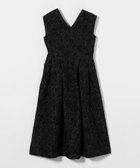 【ユナイテッドアローズ/UNITED ARROWS】のVネック ジャガード ワンピース BLACK|ID: prp329100004518807 ipo3291000000031942784