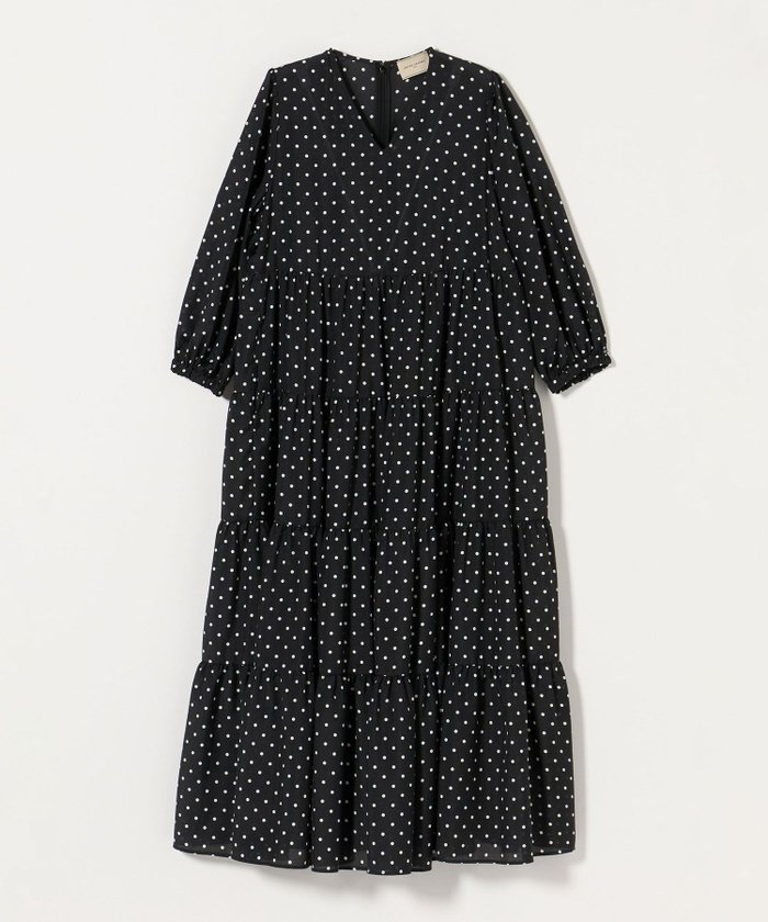 【ユナイテッドアローズ/UNITED ARROWS】のVネック ドット ティアードワンピース インテリア・キッズ・メンズ・レディースファッション・服の通販 founy(ファニー) https://founy.com/ ファッション Fashion レディースファッション WOMEN ワンピース Dress おすすめ Recommend サンダル Sandals スニーカー Sneakers スポーツ Sports チュニック Tunic ティアードワンピース Tiered Dress ドット Dot プリント Print ベスト Vest ポケット Pocket エレガント 上品 Elegant |ID: prp329100004518809 ipo3291000000031942793