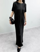 【リエディ/Re:EDIT】のプリーツメロー配色ワンピース 人気、トレンドファッション・服の通販 founy(ファニー) ファッション Fashion レディースファッション WOMEN ワンピース Dress サンダル Sandals シンプル Simple フィット Fit プリーツ Pleats thumbnail ブラック|ID: prp329100004518819 ipo3291000000031942888