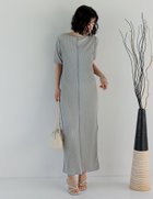 【リエディ/Re:EDIT】のプリーツメロー配色ワンピース 人気、トレンドファッション・服の通販 founy(ファニー) ファッション Fashion レディースファッション WOMEN ワンピース Dress サンダル Sandals シンプル Simple フィット Fit プリーツ Pleats thumbnail グレー|ID: prp329100004518819 ipo3291000000031942890