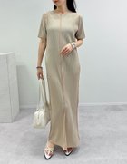 【リエディ/Re:EDIT】のプリーツメロー配色ワンピース 人気、トレンドファッション・服の通販 founy(ファニー) ファッション Fashion レディースファッション WOMEN ワンピース Dress サンダル Sandals シンプル Simple フィット Fit プリーツ Pleats thumbnail ベージュ|ID: prp329100004518819 ipo3291000000031942891