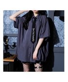 【その他のブランド/Other】のネクタイ付きユニセックス5分袖シャツ 濃グレー|ID: prp329100004518855 ipo3291000000033054158