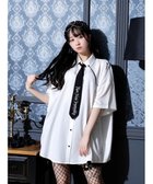 【その他のブランド/Other】のネクタイ付きユニセックス5分袖シャツ オフホワイト|ID: prp329100004518855 ipo3291000000033054160