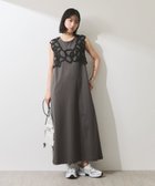【アダム エ ロペ/ADAM ET ROPE'】の【WEB限定】・【オケージョン】アートベストマルチWAYワンピース チャコール(06)|ID: prp329100004518862 ipo3291000000031943149