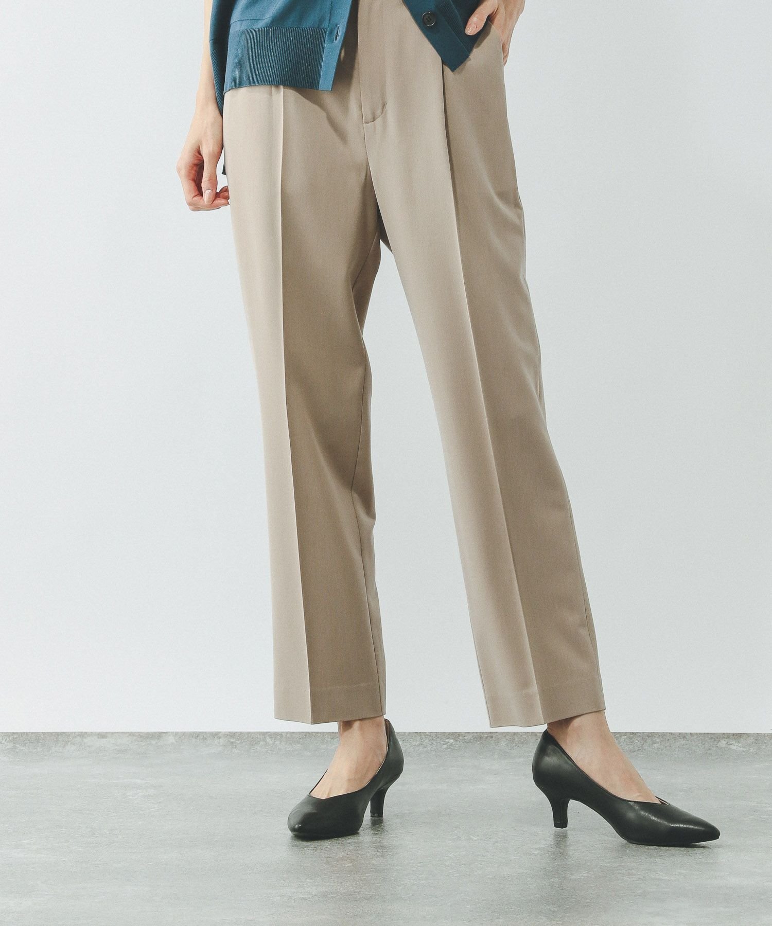 【グローバルワーク/GLOBAL WORK】のウツクシルエットDRYプレミアムテーパードパンツ/289086 インテリア・キッズ・メンズ・レディースファッション・服の通販 founy(ファニー) 　ファッション　Fashion　レディースファッション　WOMEN　パンツ　Pants　おすすめ　Recommend　キャップ　Cap　ストレッチ　Stretch　センター　Center　プレミアム　Premium　夏　Summer　春　Spring　ライトベージュ51|ID: prp329100004518891 ipo3291000000031943388