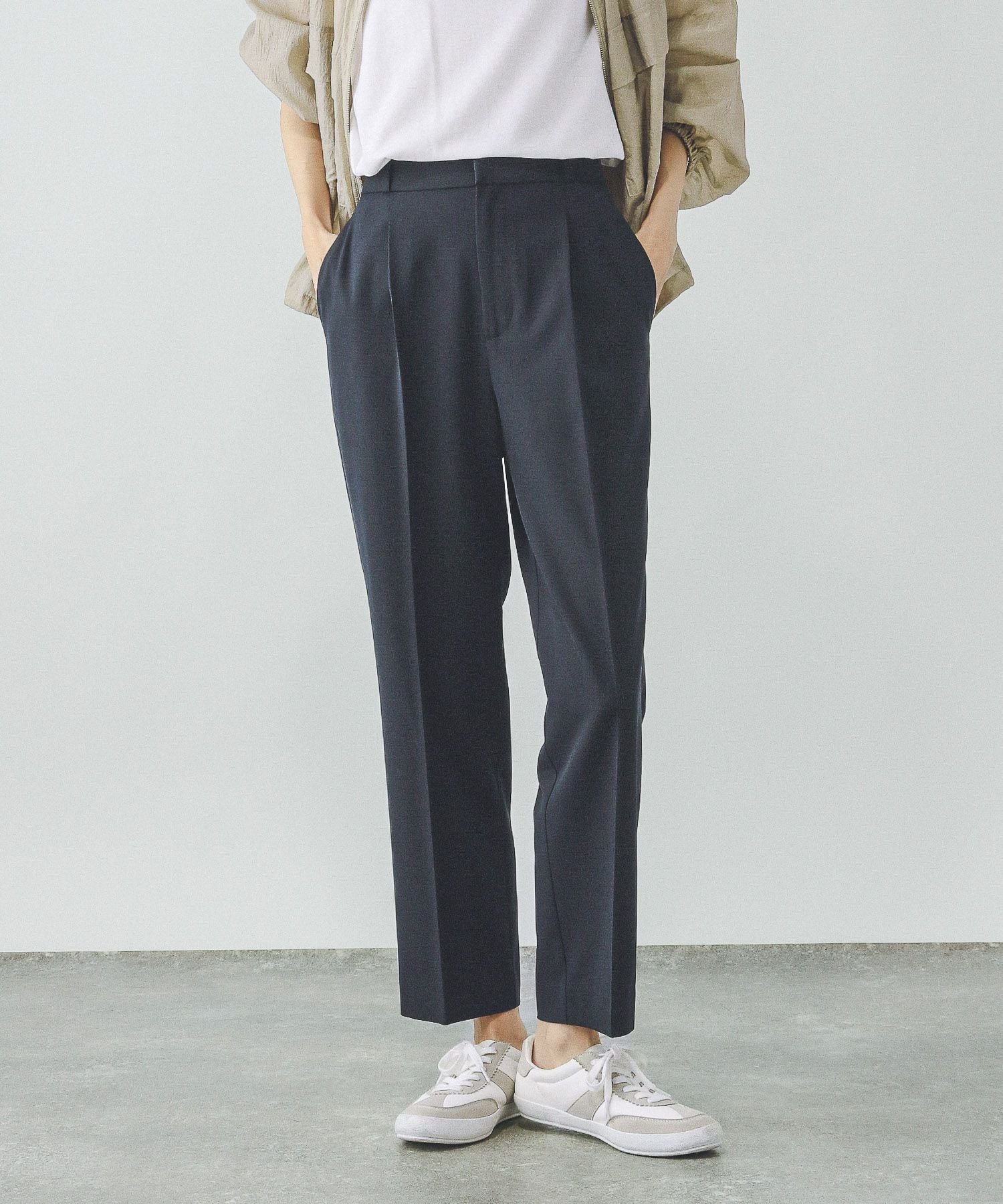 【グローバルワーク/GLOBAL WORK】のウツクシルエットDRYプレミアムテーパードパンツ/289086 インテリア・キッズ・メンズ・レディースファッション・服の通販 founy(ファニー) 　ファッション　Fashion　レディースファッション　WOMEN　パンツ　Pants　おすすめ　Recommend　キャップ　Cap　ストレッチ　Stretch　センター　Center　プレミアム　Premium　夏　Summer　春　Spring　ネイビー88|ID: prp329100004518891 ipo3291000000031943392