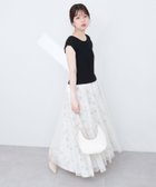 【ナチュラルクチュール/natural couture】のニット×チュールドッキングワンピース ブラック|ID: prp329100004518928 ipo3291000000031943807