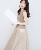 【ナチュラルクチュール/natural couture】のニット×チュールドッキングワンピース モカ|ID: prp329100004518928 ipo3291000000031943808