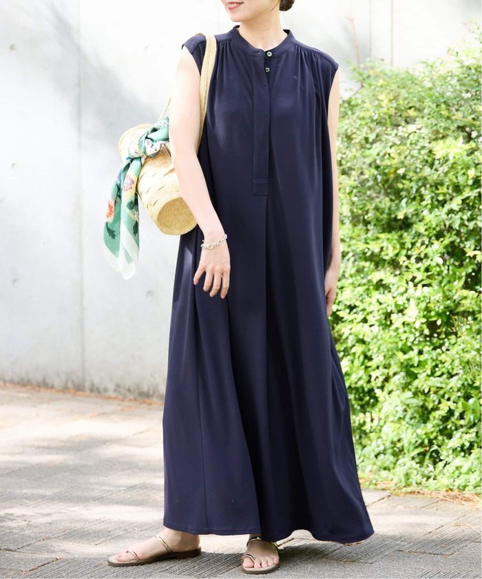 【イエナ/IENA】のアセテートポンチバンドカラーワンピース インテリア・キッズ・メンズ・レディースファッション・服の通販 founy(ファニー) https://founy.com/ ファッション Fashion レディースファッション WOMEN ワンピース Dress 2025年 2025 2025春夏・S/S Ss,Spring/Summer,2025 おすすめ Recommend ギャザー Gather スキッパー Skipper 夏 Summer 楽ちん Easy |ID: prp329100004518933 ipo3291000000031943837