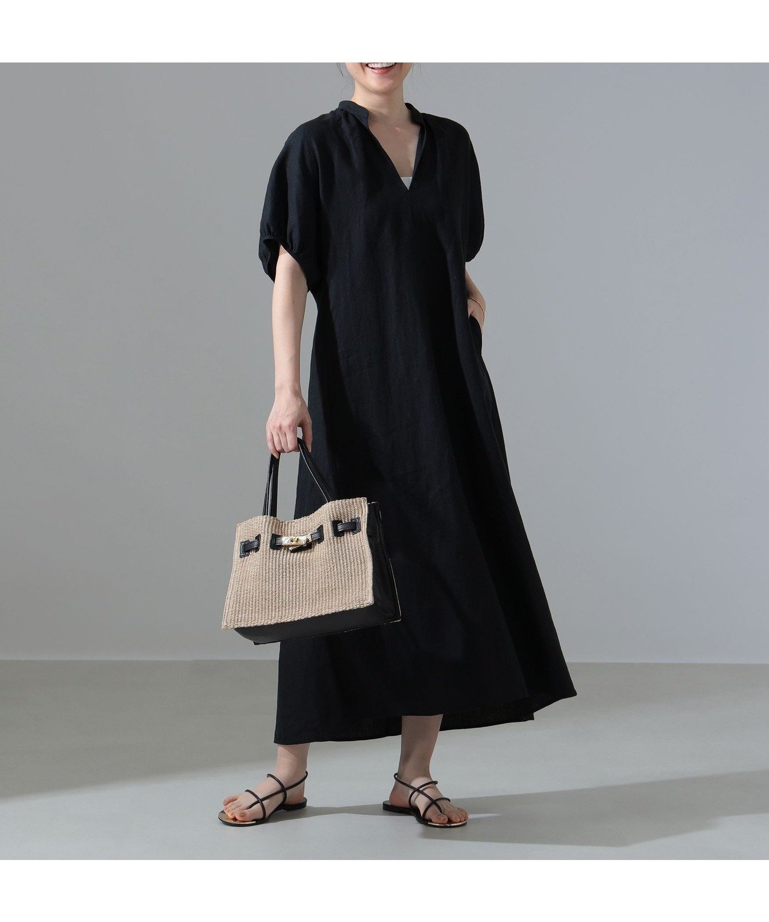 【デミルクス ビームス/Demi-Luxe BEAMS】のTICCA / リネン バルーンスリーブ ワンピース 人気、トレンドファッション・服の通販 founy(ファニー) 　ファッション　Fashion　レディースファッション　WOMEN　ワンピース　Dress　アクセサリー　Accessories　春　Spring　サマー　Summer　シューズ　Shoes　スリーブ　Sleeve　ドレス　Dress　バルーン　Balloon　フェミニン　Feminine　フラット　Flat　ベーシック　Basic　別注　Special Order　リネン　Linen　ワーク　Work　S/S・春夏　Ss・Spring/Summer　おすすめ　Recommend　夏　Summer　エレガント 上品　Elegant　 other-1|ID: prp329100004518978 ipo3291000000031944097