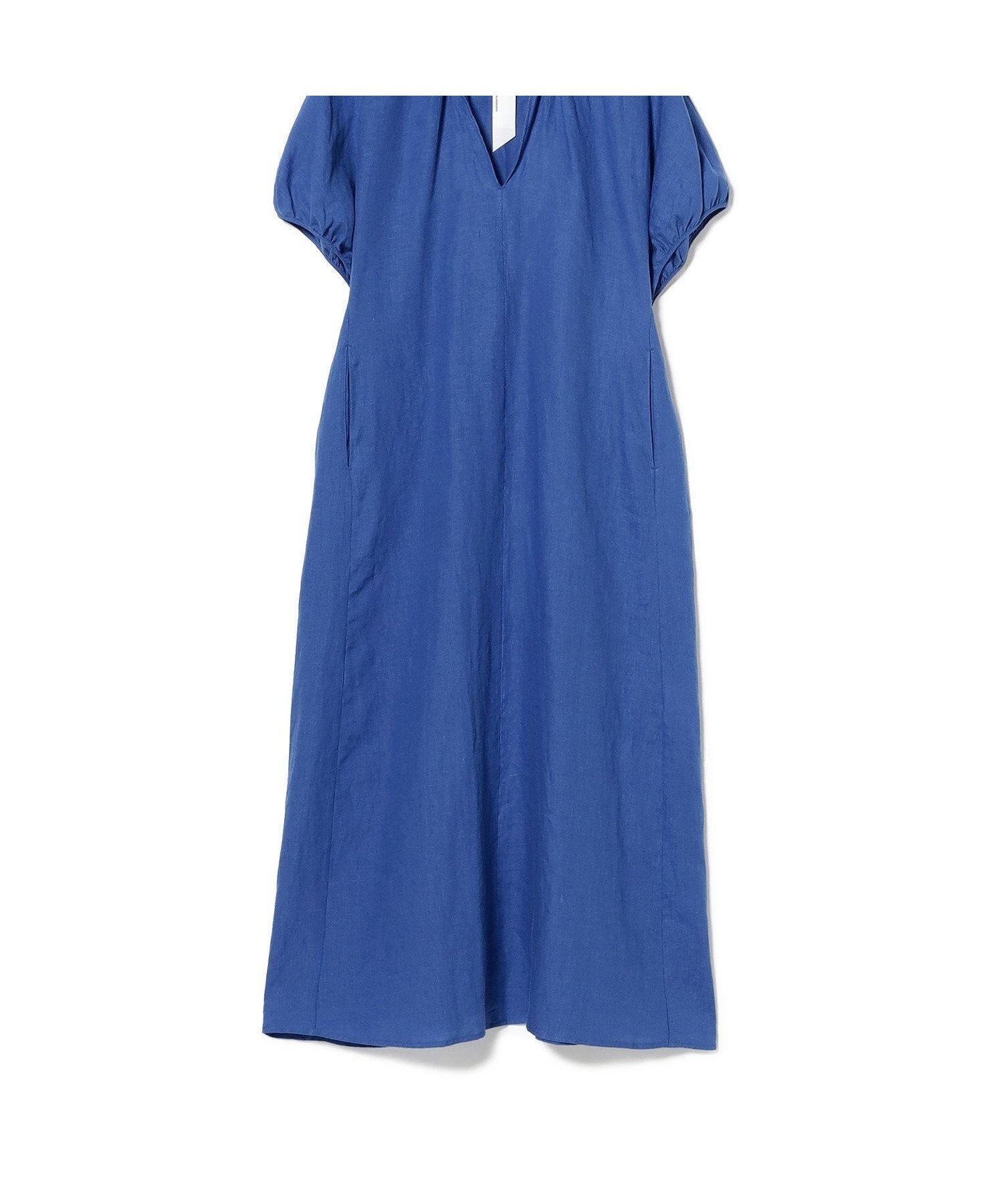 【デミルクス ビームス/Demi-Luxe BEAMS】のTICCA / リネン バルーンスリーブ ワンピース インテリア・キッズ・メンズ・レディースファッション・服の通販 founy(ファニー) 　ファッション　Fashion　レディースファッション　WOMEN　ワンピース　Dress　アクセサリー　Accessories　春　Spring　サマー　Summer　シューズ　Shoes　スリーブ　Sleeve　ドレス　Dress　バルーン　Balloon　フェミニン　Feminine　フラット　Flat　ベーシック　Basic　別注　Special Order　リネン　Linen　ワーク　Work　S/S・春夏　Ss・Spring/Summer　おすすめ　Recommend　夏　Summer　エレガント 上品　Elegant　別BLUE|ID: prp329100004518978 ipo3291000000031944100