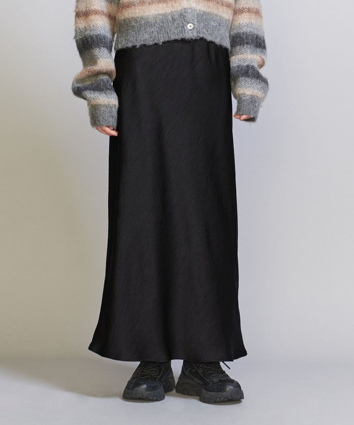 【その他のブランド/Other】のポリエステル マーメイドフレアスカート インテリア・キッズ・メンズ・レディースファッション・服の通販 founy(ファニー) https://founy.com/ ファッション Fashion レディースファッション WOMEN スカート Skirt Aライン/フレアスカート Flared A-Line Skirts 春 Spring サテン Satin トレンド Trend ドレープ Drape 定番 Standard 人気 Popularity フェミニン Feminine ベスト Vest ボーダー Border マーメイド Mermaid 無地 Plain Color おすすめ Recommend エレガント 上品 Elegant |ID: prp329100004519068 ipo3291000000031944976