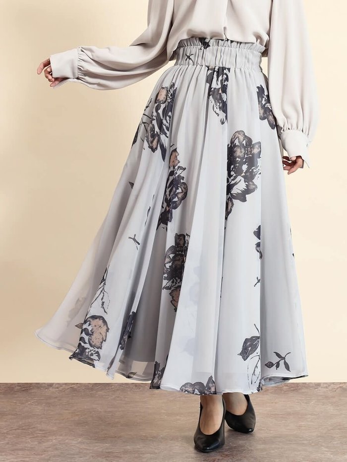 【ヴァン/Vin】のフラワープリントシフォンフレアスカート インテリア・キッズ・メンズ・レディースファッション・服の通販 founy(ファニー) https://founy.com/ ファッション Fashion レディースファッション Fashion for Women スカート Skirts Aライン・フレアスカート A-Line & Flared Skirts シフォン Chiffon, Lightweight Fabric フラワー Flower, Floral フレア Flare, Flared プリント Print, Printed Pattern エレガント 上品 Elegant 人気 Popular, Best Seller |ID: prp329100004519114 ipo3291000000032636380