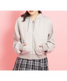 【ピンク ラテ/PINK-latte / KIDS】のフード付きジップパーカー 人気、トレンドファッション・服の通販 founy(ファニー) ファッション Fashion キッズファッション KIDS おすすめ Recommend なめらか Smooth ガーリー Girly シンプル Simple デニム Denim パーカー Hoodie ポケット Pocket リラックス Relax ワンポイント One Point 再入荷 Restock/Back In Stock/Re Arrival thumbnail グレー|ID: prp329100004519160 ipo3291000000031945747