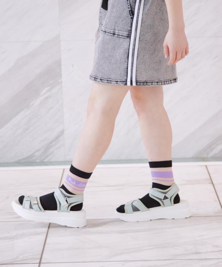 【ピンク ラテ/PINK-latte / KIDS】のメッシュベルトサンダル インテリア・キッズ・メンズ・レディースファッション・服の通販 founy(ファニー) 　ファッション　Fashion　キッズファッション　KIDS　おすすめ　Recommend　ガーリー　Girly　サテン　Satin　サンダル　Sandals　フィット　Fit　再入荷　Restock/Back In Stock/Re Arrival　ブルー|ID: prp329100004519168 ipo3291000000031945821