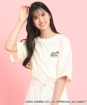 【ピンク ラテ/PINK-latte / KIDS】の【サンリオキャラクターズコラボ】バックロゴビッグTシャツ 人気、トレンドファッション・服の通販 founy(ファニー) ファッション Fashion キッズファッション KIDS おすすめ Recommend ガーリー Girly ビッグ Big プリント Print 再入荷 Restock/Back In Stock/Re Arrival |ID:prp329100004519292