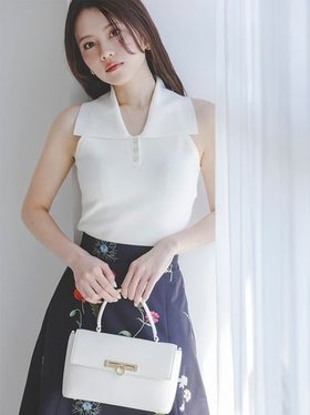 【スナイデル/SNIDEL】のSustainable襟付きニットプルオーバー 人気、トレンドファッション・服の通販 founy(ファニー) ファッション Fashion レディースファッション WOMEN トップス・カットソー Tops/Tshirt ニット Knit Tops プルオーバー Pullover エレガント 上品 Elegant クラシック Classic クロップド Cropped サマー Summer トレンド Trend ボーダー Border モダン Modern ラベンダー Lavender ワッフル Waffle |ID:prp329100004519519