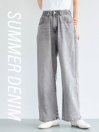 【コカ/COCA】のサマーデニムウエストゴムイージーパンツ Gray|ID: prp329100004519617 ipo3291000000031949884