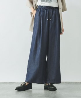 【グローバルワーク/GLOBAL WORK】 エアリーリラックスデニムイージーパンツ/321002人気、トレンドファッション・服の通販 founy(ファニー) ファッション Fashion レディースファッション WOMEN パンツ Pants カットソー Cut And Sew コンパクト Compact デニム Denim ドレープ Drape ポケット Pocket メタル Metal リラックス Relax レース Race 夏 Summer 楽ちん Easy |ID:prp329100004519632
