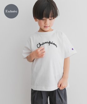 【アーバンリサーチ ドアーズ/URBAN RESEARCH DOORS / KIDS】の『別注』Champion*DOOORS チェーンステッチロゴTシャツ(KIDS) 人気、トレンドファッション・服の通販 founy(ファニー) ファッション Fashion キッズファッション KIDS 2025年 2025 2025春夏・S/S Ss,Spring/Summer,2025 ショート Short シンプル Simple スリーブ Sleeve チェーン Chain フロント Front 別注 Special Order 夏 Summer S/S・春夏 Ss・Spring/Summer |ID:prp329100004519936