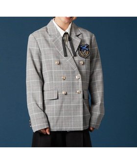 【アー ヴェー ヴェー/a.v.v / KIDS】の140-160 【卒服】エンブレム付きWブレストジャケット 人気、トレンドファッション・服の通販 founy(ファニー) ファッション Fashion キッズファッション KIDS アウター Coat Outerwear /Kids キュロット Culottes クラシカル Classical ジャケット Jacket スニーカー Sneakers ダウン Down ダブル Double チェック Check デニム Denim フォーマル Formal マニッシュ Mannish モノトーン Monotone ワイド Wide 再入荷 Restock/Back In Stock/Re Arrival おすすめ Recommend エレガント 上品 Elegant 卒業式 Graduation Ceremony |ID:prp329100004520004