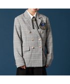 【アー ヴェー ヴェー/a.v.v / KIDS】の140-160 【卒服】エンブレム付きWブレストジャケット 人気、トレンドファッション・服の通販 founy(ファニー) ファッション Fashion キッズファッション KIDS アウター Coat Outerwear /Kids キュロット Culottes クラシカル Classical ジャケット Jacket スニーカー Sneakers ダウン Down ダブル Double チェック Check デニム Denim フォーマル Formal マニッシュ Mannish モノトーン Monotone ワイド Wide 再入荷 Restock/Back In Stock/Re Arrival おすすめ Recommend エレガント 上品 Elegant 卒業式 Graduation Ceremony thumbnail グレー|ID: prp329100004520004 ipo3291000000031955511