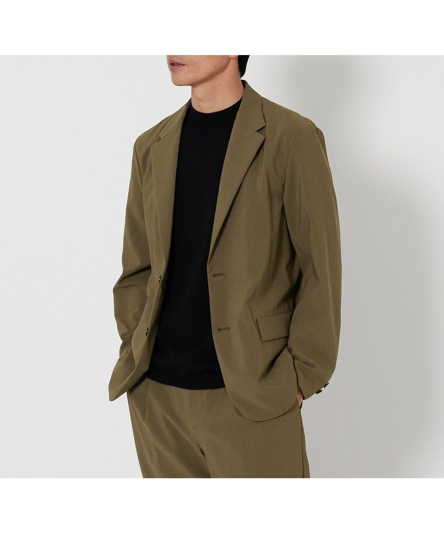 【ビューティ&ユース ユナイテッドアローズ/BEAUTY&YOUTH / UNITED ARROWS / MEN】のTORAY「リランチェ +」コンフォートジャケット -ウォッシャブル セットアップ対応- インテリア・キッズ・メンズ・レディースファッション・服の通販 founy(ファニー) 　ファッション　Fashion　メンズファッション　MEN　セットアップ　Setup/Men　ウォッシャブル　Washable　シンプル　Simple　ジャケット　Jacket　セットアップ　Set Up　ファブリック　Fabric　ベーシック　Basic　ボックス　Box　ポケット　Pocket　リラックス　Relax　おすすめ　Recommend　夏　Summer　エレガント 上品　Elegant　OLIVE|ID: prp329100004520058 ipo3291000000031956606