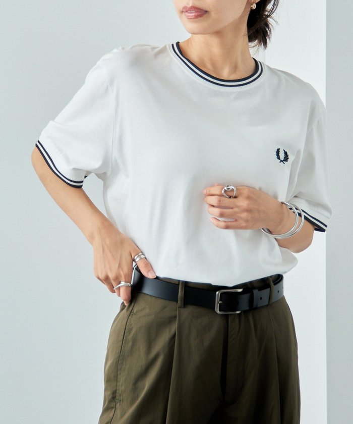 【その他のブランド/Other】のFRED PERRY/TWIN TIPPED T-SHIRT M1588 インテリア・キッズ・メンズ・レディースファッション・服の通販 founy(ファニー) https://founy.com/ ファッション Fashion レディースファッション Fashion for Women トップス・カットソー Cut & Sew Tops シャツ・ブラウス・オフィスカジュアル Elegant Blouses & Button-Ups ロングTシャツ・Tシャツ Longline T-Shirts & Tees アクセサリー Fashion Accessories カーゴパンツ Cargo Pants, Utility Pants クラシック Classic, Timeless Style 軽量 Lightweight, Ultra Light サンダル Sandals, Summer Shoes シルバー Silver, Metallic Silver シンプル Simple, Minimal スニーカー Sneakers, Trainers スラックス Slacks, Dress Pants デニム Denim, Jeans Material トレンド Trend, Trending Now 人気 Popular, Best Seller ハーフ Half, Half-Length フィット Fit, Slim Fit フォーマル Formal, Dressy ボトム Bottoms, Lower Wear ポロシャツ Polo Shirt, Collared Tee モッズコート Mods Coat, Military Parka レギュラー Regular, Standard Fit ワンポイント One Point, Statement Accent 再入荷 Restock / Back in Stock おすすめ Recommended / Our Picks エレガント 上品 Elegant |ID: prp329100004520098 ipo3291000000032655422