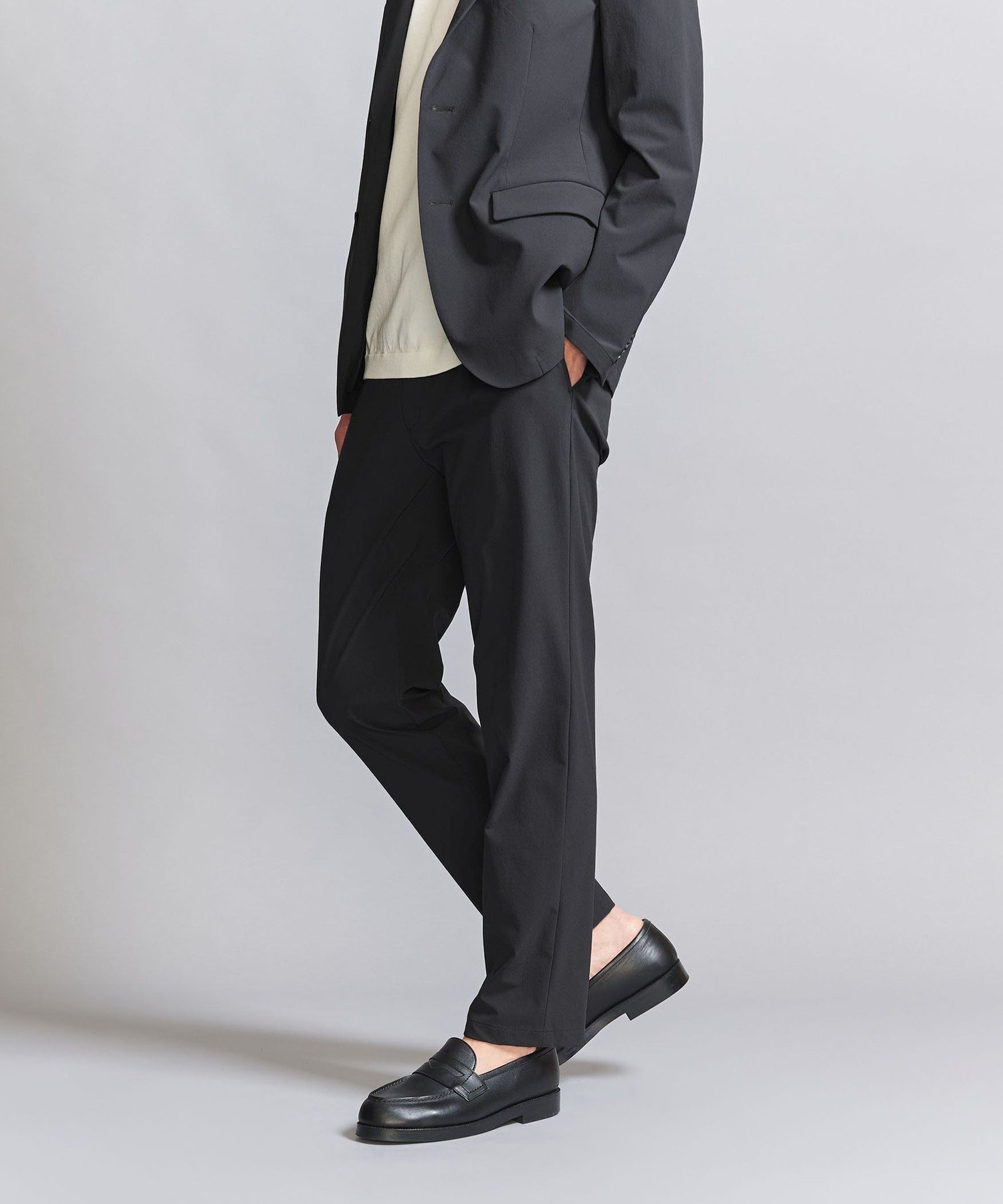 【ビューティ&ユース ユナイテッドアローズ/BEAUTY&YOUTH / UNITED ARROWS / MEN】のコーデュラナイロン 1プリーツ テーパード パンツ -セットアップ対応・マルチ機能- インテリア・キッズ・メンズ・レディースファッション・服の通販 founy(ファニー) 　ファッション　Fashion　メンズファッション　MEN　ボトムス　Bottoms/Men　ウォッシャブル　Washable　クッション　Cushion　コイン　Coin　吸水　Water Absorption　シャーリング　Shirring　ジャケット　Jacket　ストレッチ　Stretch　スマート　Smart　セットアップ　Set Up　ダメージ　Damage　テーパード　Tapered　ドローコード　Draw Cord　ハーフ　Half　フィット　Fit　プリーツ　Pleats　ポケット　Pocket　別注　Special Order　モバイル　Mobile　DK.GRAY|ID: prp329100004520125 ipo3291000000031957706