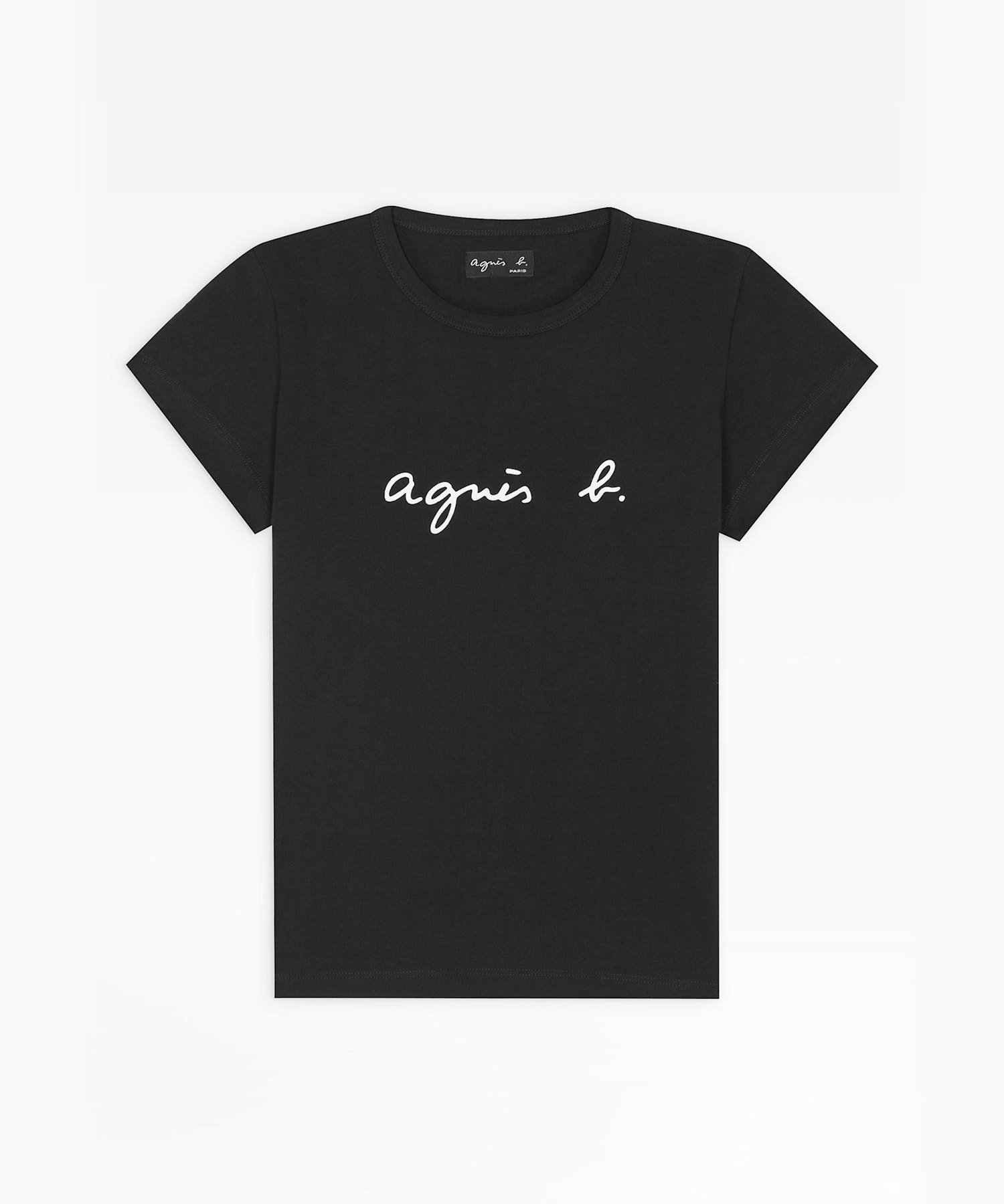 【アニエスベー ファム/agnes b. FEMME】のロゴプリント コットン 半袖Tシャツ Brando インテリア・キッズ・メンズ・レディースファッション・服の通販 founy(ファニー) 　ファッション　Fashion　レディースファッション　WOMEN　トップス・カットソー　Tops/Tshirt　シャツ/ブラウス　Shirts/Blouses　ロング / Tシャツ　T-Shirts　インナー　Inner　シンプル　Simple　スリーブ　Sleeve　フレンチ　French　プリント　Print　ボックス　Box　人気　Popularity　半袖　Short Sleeve　夏　Summer　定番　Standard　A/W・秋冬　Aw・Autumn/Winter・Fw・Fall-Winter　ブラック|ID: prp329100004520523 ipo3291000000031964954