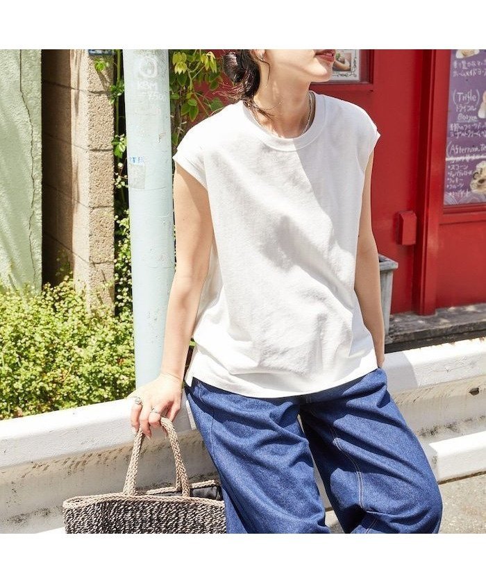 【フリークスストア/FREAK'S STORE】のノースリーブ Tシャツ【限定展開】 25SS 人気、トレンドファッション・服の通販 founy(ファニー) 　ファッション　Fashion　レディースファッション　WOMEN　トップス・カットソー　Tops/Tshirt　キャミソール / ノースリーブ　No Sleeves　シャツ/ブラウス　Shirts/Blouses　ロング / Tシャツ　T-Shirts　2025年　2025　2025春夏・S/S　Ss,Spring/Summer,2025　コンパクト　Compact　ショルダー　Shoulder　スリット　Slit　ドロップ　Drop　ノースリーブ　No Sleeve　ベーシック　Basic　ボーダー　Border　人気　Popularity　夏　Summer　定番　Standard　S/S・春夏　Ss・Spring/Summer　 other-1|ID: prp329100004520586 ipo3291000000032268707