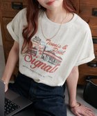 【ディスコート/Discoat】の【WEB限定/ユニセックス】サマースーベニアプリントTシャツ ライトベージュ|ID: prp329100004520732 ipo3291000000031968701