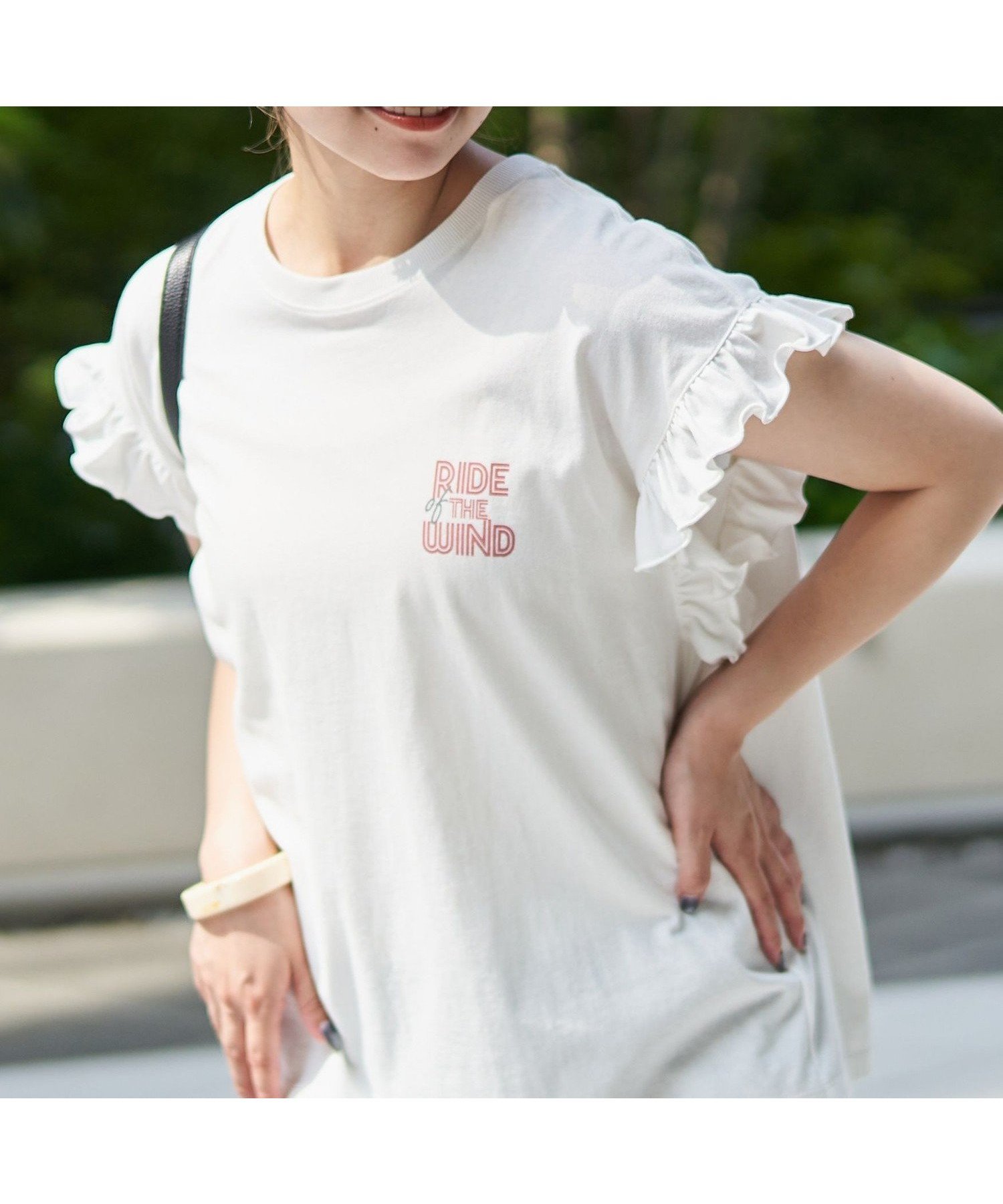 【コーエン/COEN】のピグメントアソートフリルTシャツ 人気、トレンドファッション・服の通販 founy(ファニー) 　ファッション　Fashion　レディースファッション　Fashion for Women　トップス・カットソー　Cut & Sew Tops　シャツ・ブラウス・オフィスカジュアル　Elegant Blouses & Button-Ups　ロングTシャツ・Tシャツ　Longline T-Shirts & Tees　おすすめ　Recommended / Our Picks　スリーブ　Sleeve, Long Sleeve / Short Sleeve　フリル　Frill, Ruffle　フレンチ　French, French Style　プリント　Print, Printed Pattern　ヴィンテージ　Vintage Style　半袖　Short Sleeve, Half Sleeve　夏　Summer　春　Spring　S/S・春夏　SS, Spring/Summer, Warm Season　 other-1|ID: prp329100004520823 ipo3291000000033916910