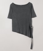 【ジーナシス/JEANASiS】のアシメスリットリブTEE SS 人気、トレンドファッション・服の通販 founy(ファニー) ファッション Fashion レディースファッション WOMEN おすすめ Recommend アシンメトリー Asymmetry シンプル Simple デニム Denim フェミニン Feminine ボトム Bottom ワイド Wide thumbnail グレー|ID: prp329100004520896 ipo3291000000031971758