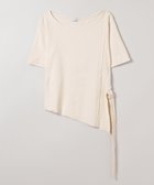 【ジーナシス/JEANASiS】のアシメスリットリブTEE SS 人気、トレンドファッション・服の通販 founy(ファニー) ファッション Fashion レディースファッション WOMEN おすすめ Recommend アシンメトリー Asymmetry シンプル Simple デニム Denim フェミニン Feminine ボトム Bottom ワイド Wide thumbnail アイボリー|ID: prp329100004520896 ipo3291000000031971760