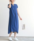 【アールピーエス/rps】のレーヨンノーカラースキッパーワンピース 人気、トレンドファッション・服の通販 founy(ファニー) ファッション Fashion レディースファッション Fashion for Women ワンピース Dresses スキッパー Skipper, Open Collar スリーブ Sleeve, Long Sleeve / Short Sleeve フォルム Silhouette, Form フレンチ French, French Style 再入荷 Restock / Back in Stock thumbnail ブルー|ID: prp329100004521210 ipo3291000000033503971