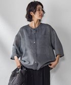 【ラ エフ/Laf…】のシャンブレーメッシュブルゾン≪手洗い可能≫ ブラック|ID: prp329100004521285 ipo3291000000031976460