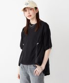 【シップス フォー ウィメン/SHIPS】のSHIPS Colors 洗濯機可能 ミニ裏毛 ドッキング トップス ブラック|ID: prp329100004521610 ipo3291000000032751516