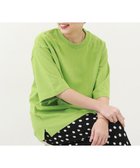 【デビロック/devirock / KIDS】の綿100% お洗濯してもよれにくい ビッグシルエット 大人 半袖Tシャツ Tシャツ トップス 25SS Lグリーン|ID: prp329100004521628 ipo3291000000031980076