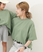 【デビロック/devirock / KIDS】の綿100% お洗濯してもよれにくい ビッグシルエット 大人 半袖Tシャツ Tシャツ トップス 25SS クリームグリーン|ID: prp329100004521628 ipo3291000000031980078