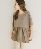 【アイテムズアーバンリサーチ/ITEMS URBAN RESEARCH】のポンチドッキング半袖トップス 人気、トレンドファッション・服の通販 founy(ファニー) ファッション Fashion レディースファッション Fashion for Women トップス・カットソー Cut & Sew Tops 2025年 2025 2025春夏・S/S Spring/Summer 2025 SS25 ギャザー Gathered, Ruffled ストレート Straight, Straight Cut ドッキング Docking, Mixed Material ワイド Wide, Wide Fit 半袖 Short Sleeve, Half Sleeve 夏 Summer S/S・春夏 SS, Spring/Summer, Warm Season thumbnail MOC|ID: prp329100004521746 ipo3291000000033581964
