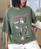 【チャオパニックティピー/CIAOPANIC TYPY】の【SOUNDS GOOOOD】パウダー加工プリント 刺繍TEE 人気、トレンドファッション・服の通販 founy(ファニー) ファッション Fashion レディースファッション Fashion for Women カリフォルニア California, Cali Style カーゴパンツ Cargo Pants, Utility Pants ガーリー Girly, Feminine Style シンプル Simple, Minimal スウェット / スエット Sweatshirt, Sweatwear デニム Denim, Jeans Material トレンド Trend, Trending Now パウダー Powder, Soft Tone プリント Print, Printed Pattern ミックス Mix, Mixed Style モノトーン Monotone, Black and White リアル Real, Realistic リラックス Relax, Relaxed Fit A/W・秋冬 Autumn/Winter thumbnail グリーン|ID: prp329100004521834 ipo3291000000033699467