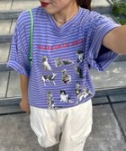 【チャオパニックティピー/CIAOPANIC TYPY】の【SOUNDS GOOOOD】パウダー加工プリント 刺繍TEE 人気、トレンドファッション・服の通販 founy(ファニー) ファッション Fashion レディースファッション Fashion for Women カリフォルニア California, Cali Style カーゴパンツ Cargo Pants, Utility Pants ガーリー Girly, Feminine Style シンプル Simple, Minimal スウェット / スエット Sweatshirt, Sweatwear デニム Denim, Jeans Material トレンド Trend, Trending Now パウダー Powder, Soft Tone プリント Print, Printed Pattern ミックス Mix, Mixed Style モノトーン Monotone, Black and White リアル Real, Realistic リラックス Relax, Relaxed Fit A/W・秋冬 Autumn/Winter thumbnail パープル|ID: prp329100004521834 ipo3291000000033699468