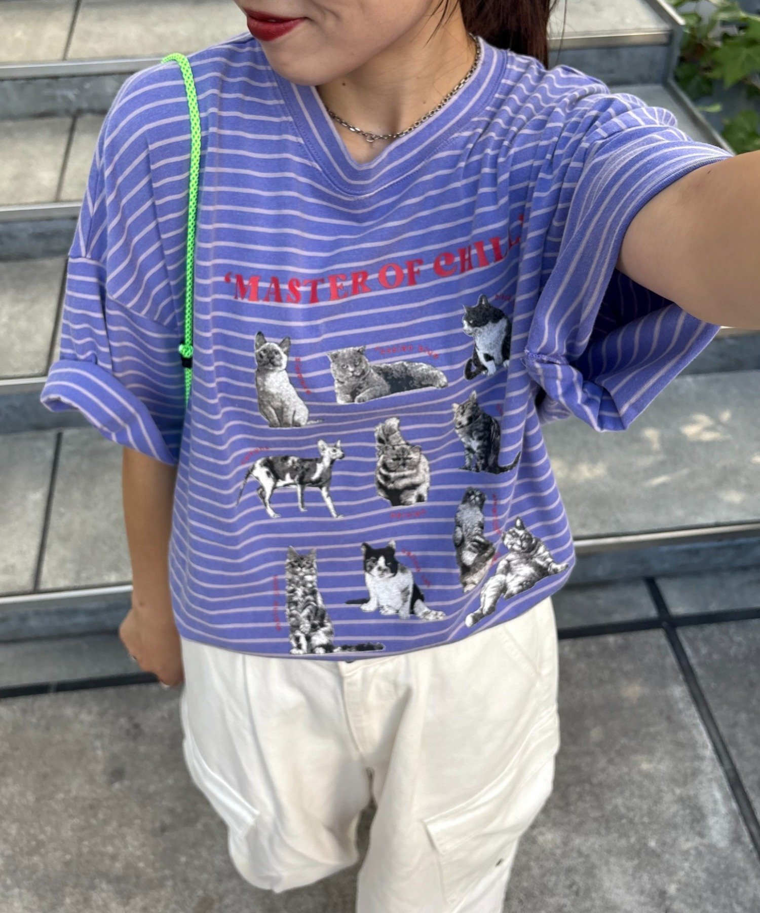 【チャオパニックティピー/CIAOPANIC TYPY】の【SOUNDS GOOOOD】パウダー加工プリント 刺繍TEE インテリア・キッズ・メンズ・レディースファッション・服の通販 founy(ファニー) 　ファッション　Fashion　レディースファッション　Fashion for Women　カリフォルニア　California, Cali Style　カーゴパンツ　Cargo Pants, Utility Pants　ガーリー　Girly, Feminine Style　シンプル　Simple, Minimal　スウェット / スエット　Sweatshirt, Sweatwear　デニム　Denim, Jeans Material　トレンド　Trend, Trending Now　パウダー　Powder, Soft Tone　プリント　Print, Printed Pattern　ミックス　Mix, Mixed Style　モノトーン　Monotone, Black and White　リアル　Real, Realistic　リラックス　Relax, Relaxed Fit　A/W・秋冬　Autumn/Winter　パープル|ID: prp329100004521834 ipo3291000000033699468