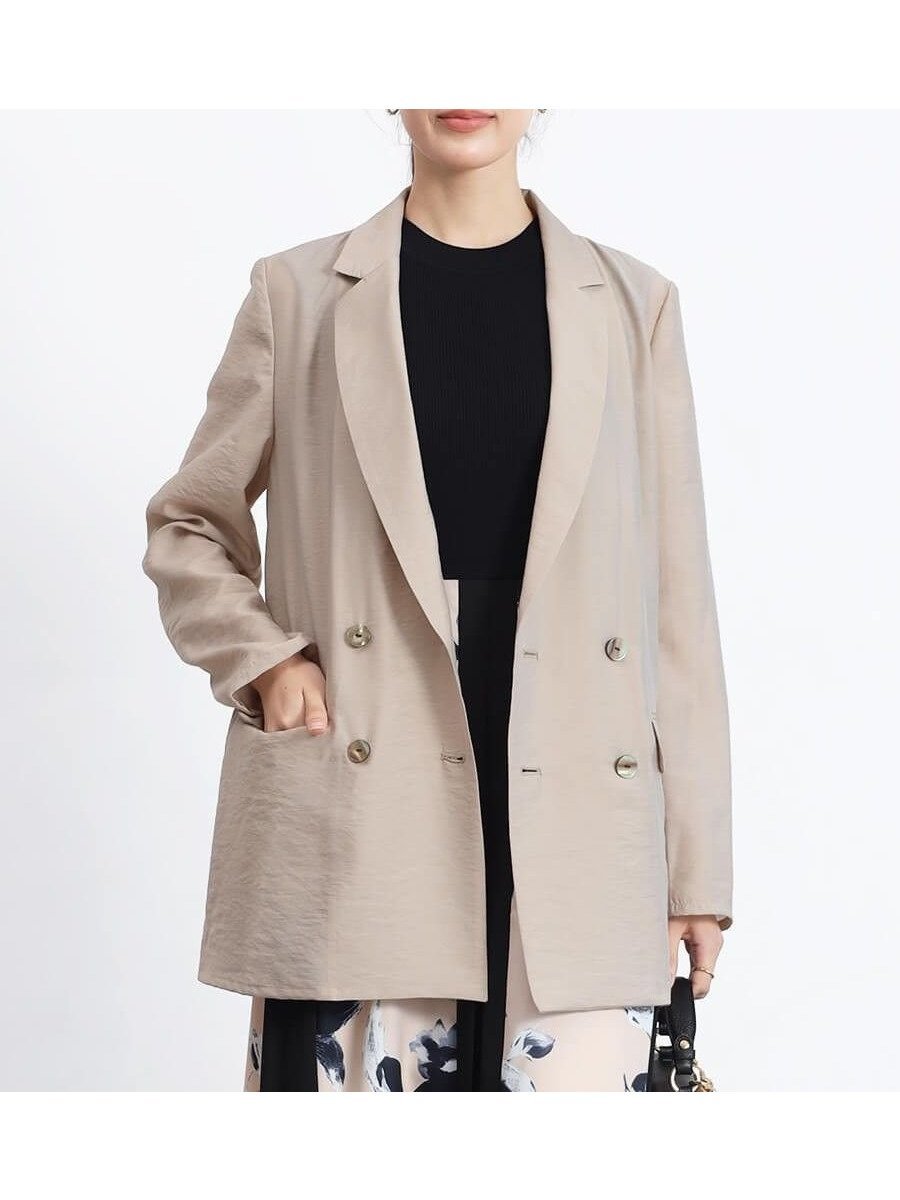 【ヴァン/Vin】のテーラーカラーライトジャケット 人気、トレンドファッション・服の通販 founy(ファニー) 　ファッション　Fashion　レディースファッション　Fashion for Women　アウター　Coat / Outerwear Collection　レディースジャケット・軽アウター　Jackets　なめらか　Smooth, Silky Texture　シアー　Sheer, See-Through　ジャケット　Jacket, Outerwear　ベーシック　Basic, Essential　ワイド　Wide, Wide Fit　夏　Summer　軽量　Lightweight, Ultra Light　 other-1|ID: prp329100004522094 ipo3291000000031985560