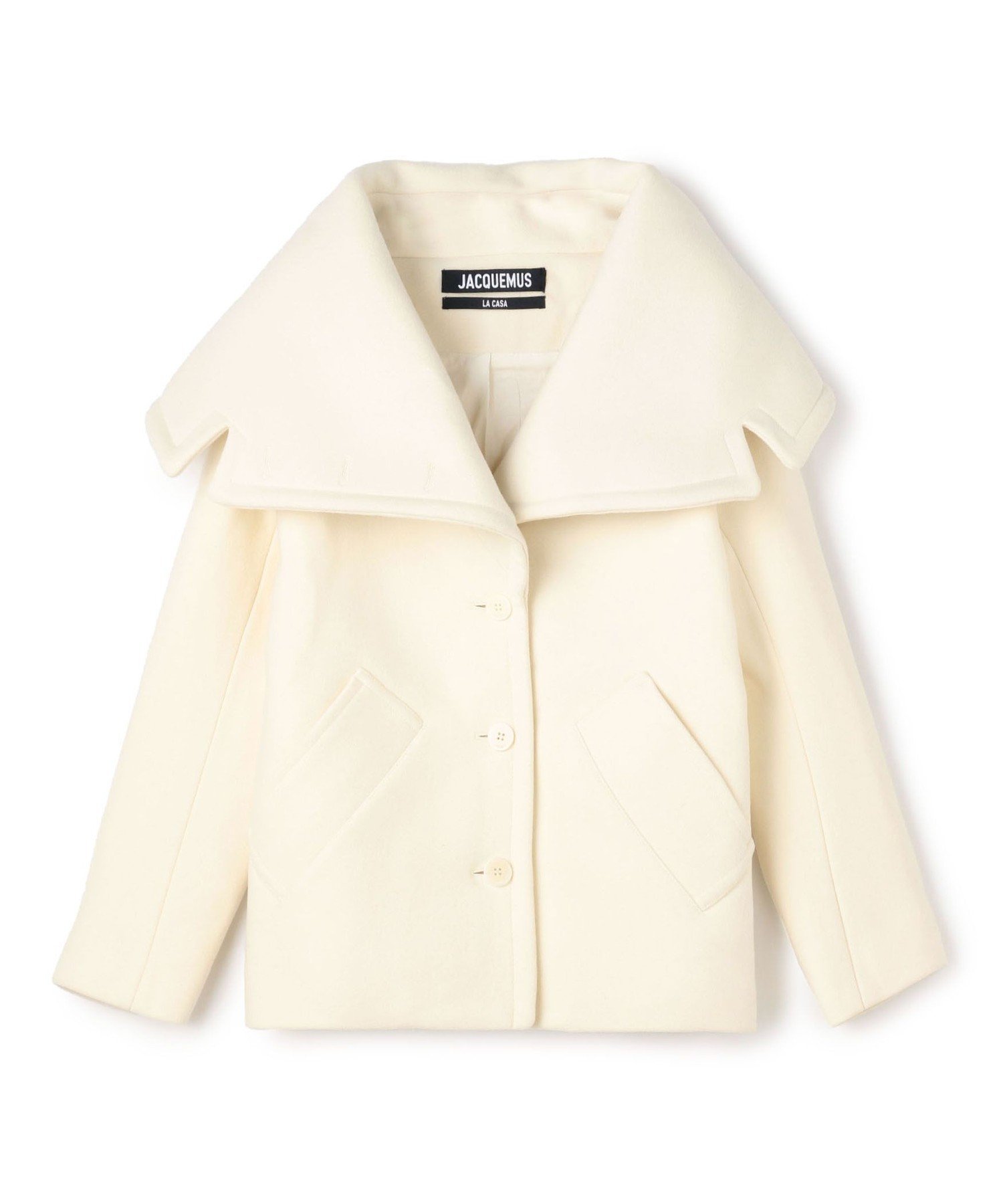 【トゥモローランド/TOMORROWLAND】のJACQUEMUS LE CABAN CARUSO ショートコート インテリア・キッズ・メンズ・レディースファッション・服の通販 founy(ファニー) 　ファッション　Fashion　レディースファッション　WOMEN　アウター　Coat Outerwear　コート　Coats　コレクション　Collection　ショート　Short　フランス　France　女優　Actress　11 ホワイト|ID: prp329100004522096 ipo3291000000031985580