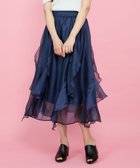 【クイーンズ コート/QUEENS COURT】のシルキーオーガンジースカート≪手洗い可能≫ 人気、トレンドファッション・服の通販 founy(ファニー) ファッション Fashion レディースファッション WOMEN スカート Skirt おすすめ Recommend オーガンジー Organdy バランス Balance ポケット Pocket マーメイド Mermaid thumbnail ネイビー|ID: prp329100004522393 ipo3291000000031989428